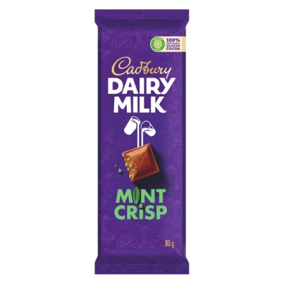 Cadburg chocolate 80g - mint