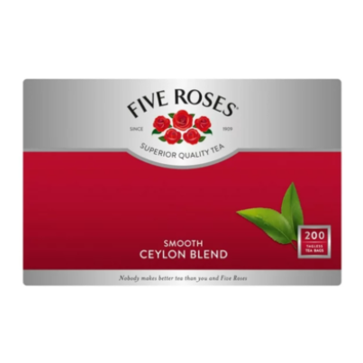 Five Roses Tagless Teabags 200s