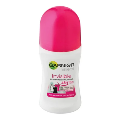 Garnier Roll On Deodrant Invisible Blk and Wh Col Women (1 x 50ml)