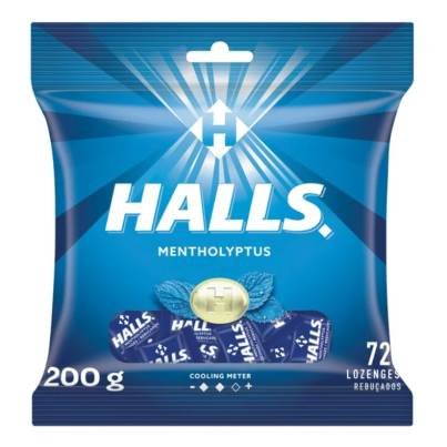 Halls Loxenges sweets 72s