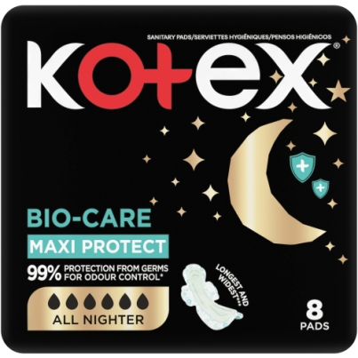 Kotex maxi pads all nighters 8s