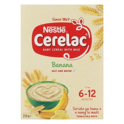 Nestle Cerelac Infant Cereal Regular 250g - banana