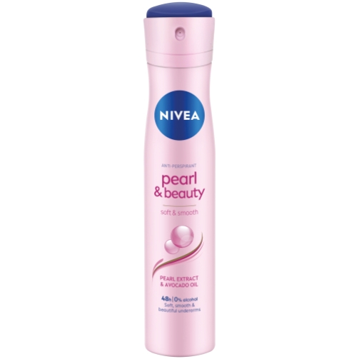 Nivea body spray 200mls lady pearly and beauty