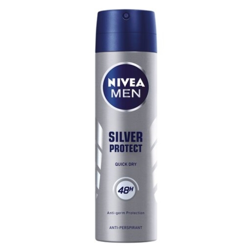 Nivea body spray 200mls - silver protect