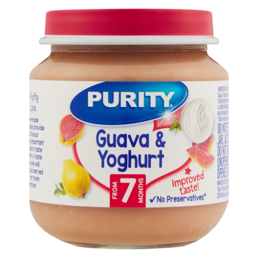Purity 2nd Foods Bananas 125ml - guava