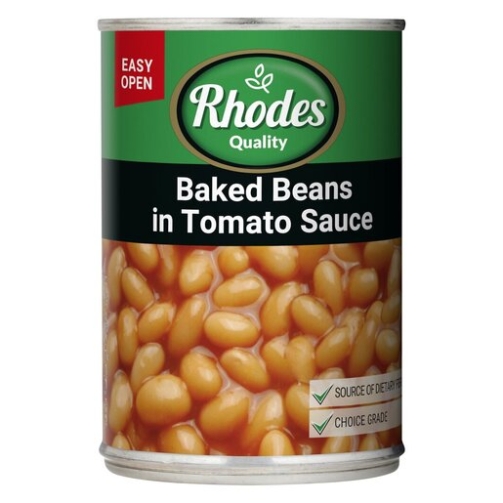 Rhodes tinned beans 400g x12 (Shrink Wrap)