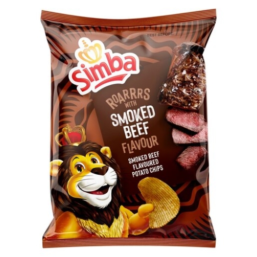 simba chips 120g - smoked beef